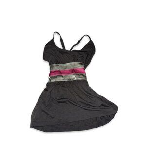 Y2K Brown Striped Babydoll Tank – Cute & Trendy!